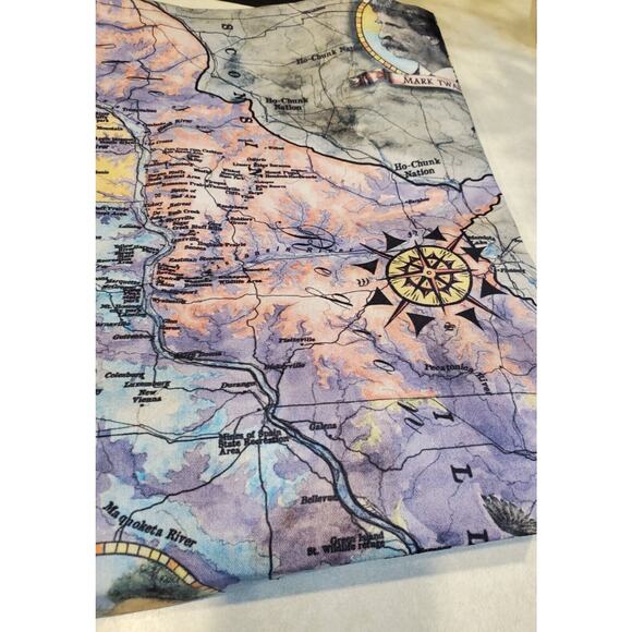 Mark Twain Map Tote Bag - Picture 7 of 14